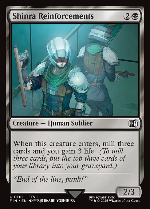 Shinra Reinforcements - Magic: The Gathering FIN #118