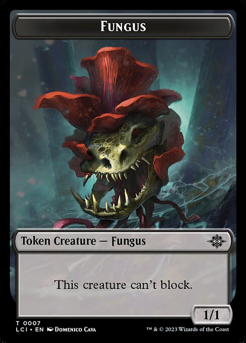 Treasure 0002 // Fungus Double-Sided Token