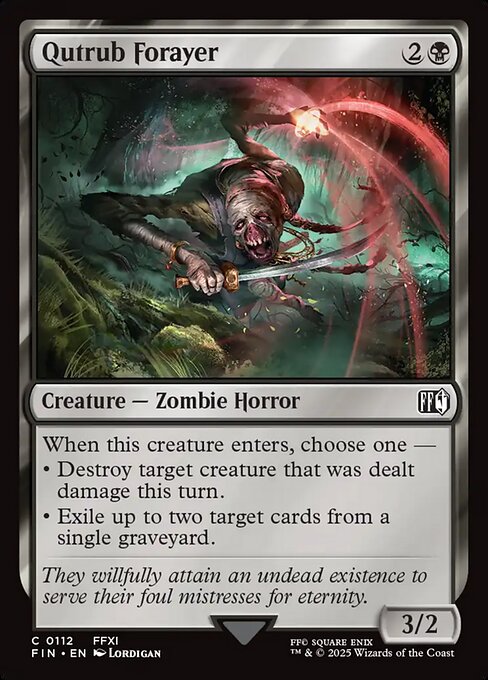 Qutrub Forayer - Magic: The Gathering FIN #112