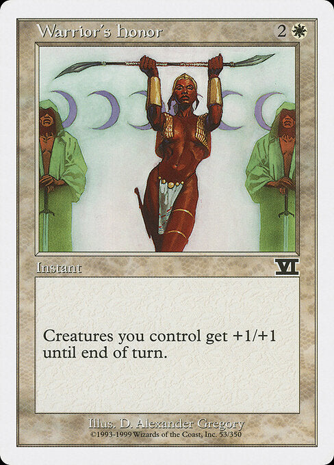 Warrior's Honor - Magic: The Gathering 6ED #53