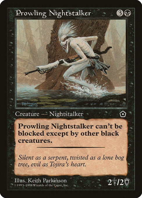 Prowling Nightstalker - Magic: The Gathering P02 #83