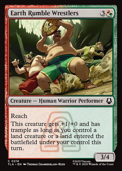 Earth Rumble Wrestlers - Magic: The Gathering TLA #218