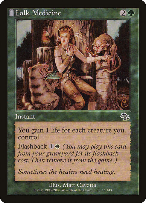 Folk Medicine - Magic: The Gathering JUD #115
