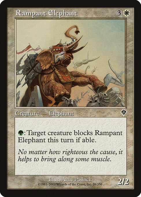 Rampant Elephant - Magic: The Gathering INV #28