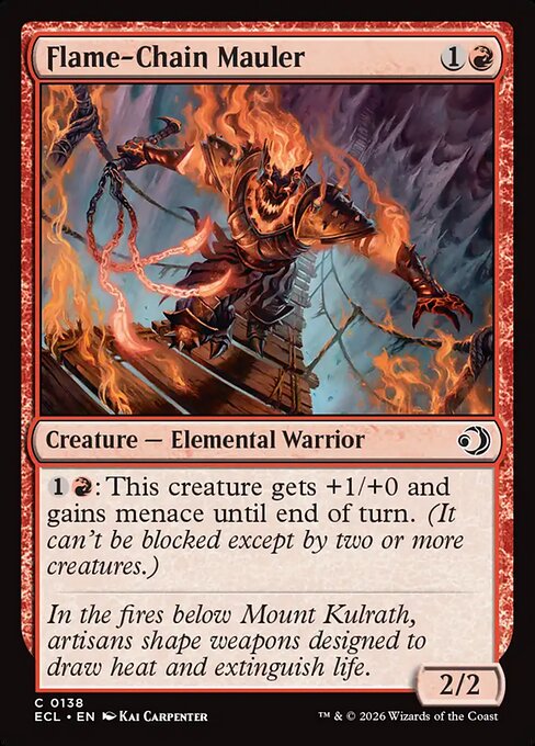 Flame-Chain Mauler - Magic: The Gathering ECL #138
