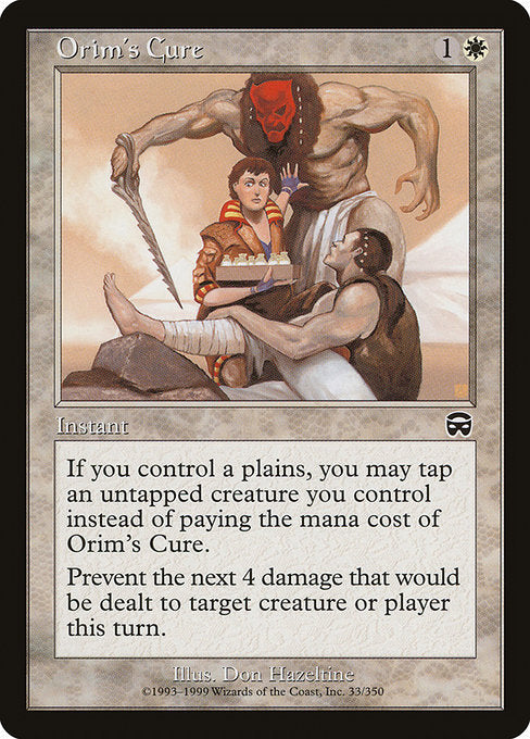 Orim's Cure Mercadian Masques MMQ