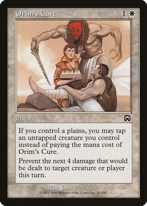 Orim's Cure - Magic: The Gathering MMQ #33