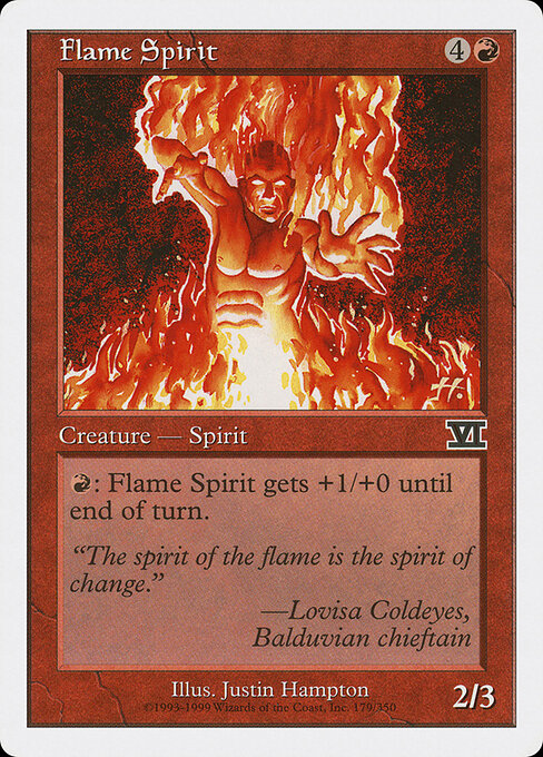 Flame Spirit - Magic: The Gathering 6ED #179