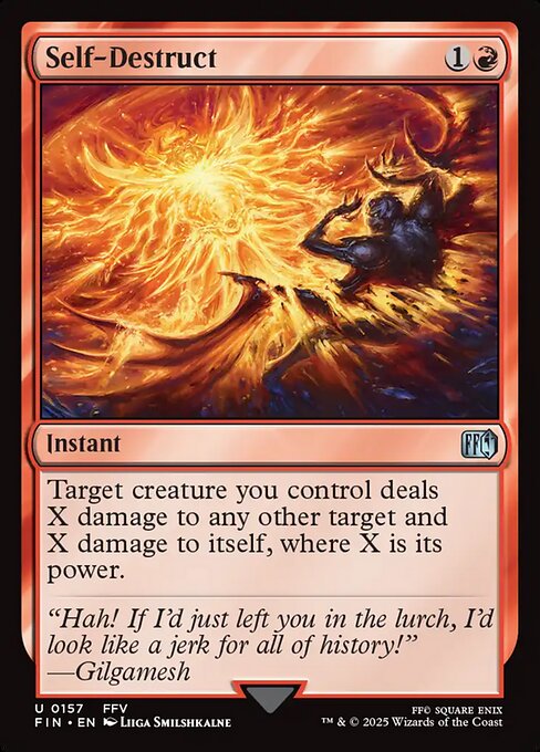 Self-Destruct - Magic: The Gathering FIN #157