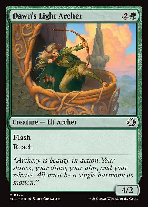 Dawn's Light Archer - Magic: The Gathering ECL #174