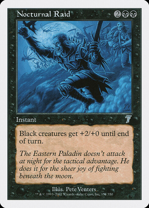 Nocturnal Raid - Magic: The Gathering 7ED #151