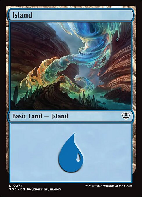 Island - Magic: The Gathering SOS #274