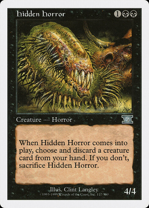 Hidden Horror - Magic: The Gathering 6ED #137
