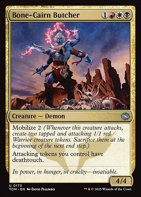 Bone-Cairn Butcher - Magic: The Gathering TDM #173