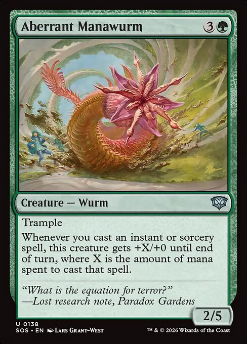 Aberrant Manawurm - Magic: The Gathering SOS #138