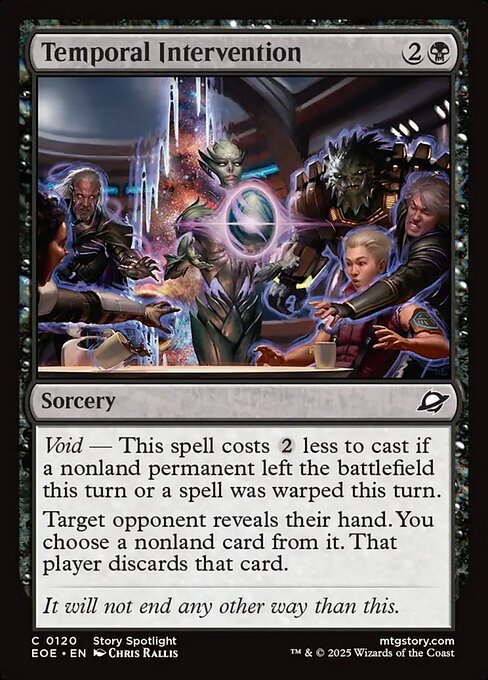 Temporal Intervention - Magic: The Gathering EOE #120