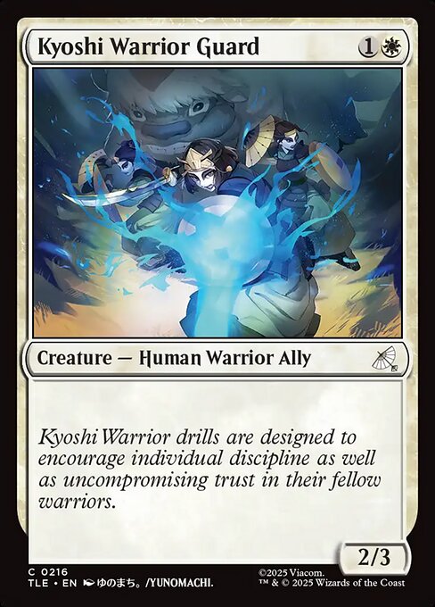 Kyoshi Warrior Guard - Magic: The Gathering TLE #216