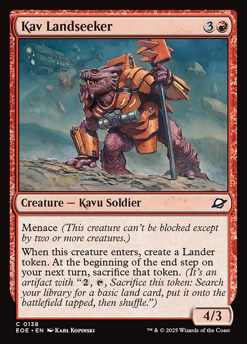 Kav Landseeker - Magic: The Gathering EOE #138