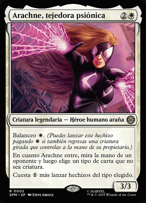 Arachne, Psionic Weaver · SPM #2 · ES