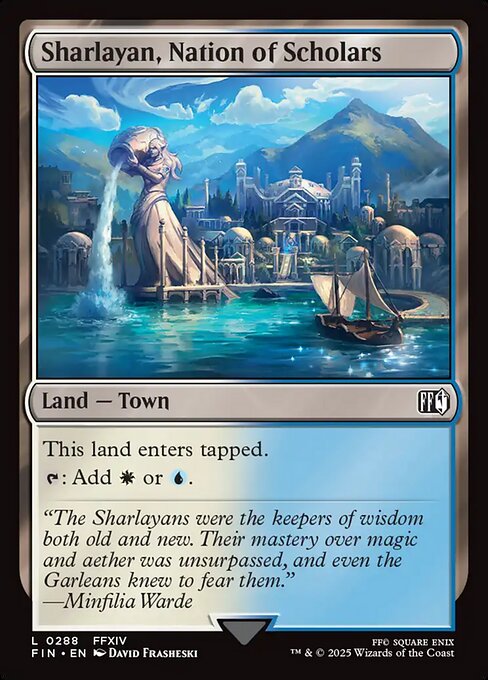 Sharlayan, Nation of Scholars - Magic: The Gathering FIN #288