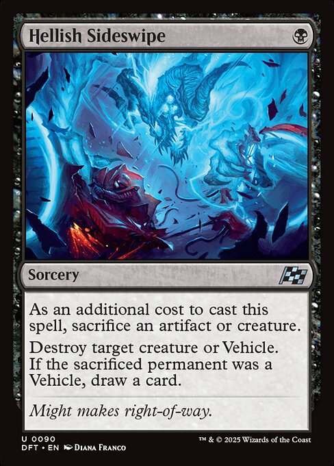 Hellish Sideswipe - Magic: The Gathering DFT #90