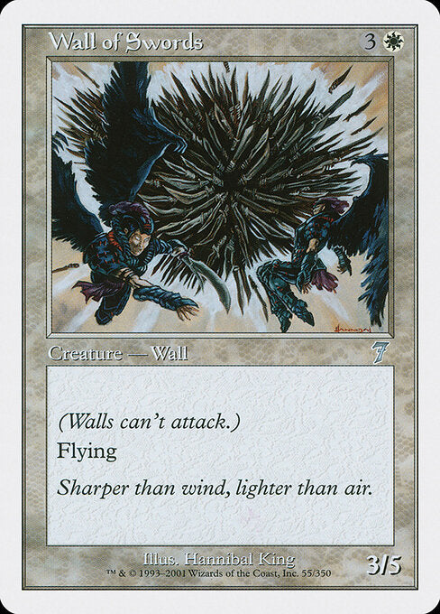 Wall of Swords - Magic: The Gathering 7ED #55