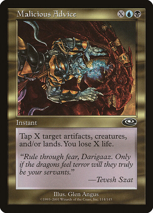 Malicious Advice - Magic: The Gathering PLS #114