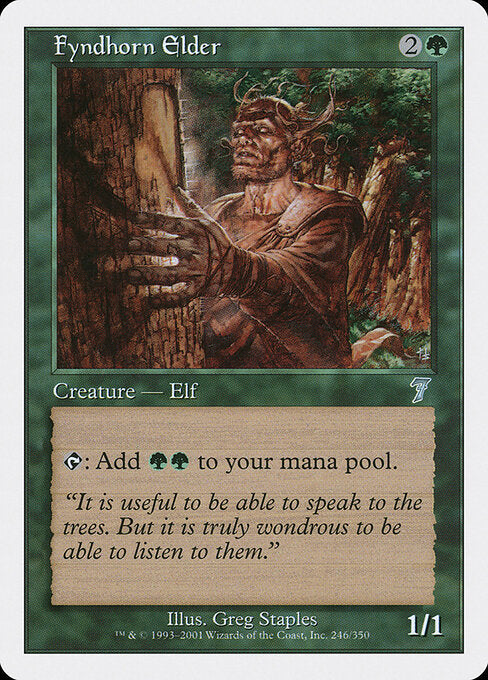 Fyndhorn Elder - Magic: The Gathering 7ED #246