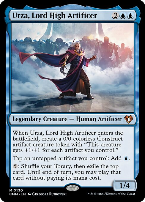 Urza, Lord High Artificer Commander Masters cmm