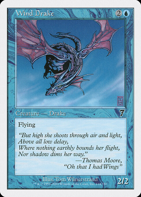 Wind Drake - Magic: The Gathering 7ED #114