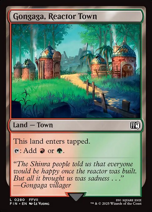 Gongaga, Reactor Town - Magic: The Gathering FIN #280