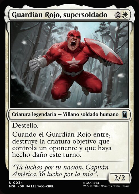 Red Guardian, Super-Soldier · MSH #34 · ES