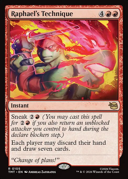 Raphael's Technique - Magic: The Gathering TMT #105