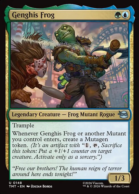 Genghis Frog - Magic: The Gathering TMT #148