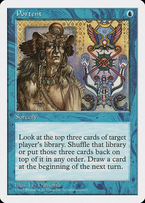 Portent - Magic: The Gathering 5ED #110