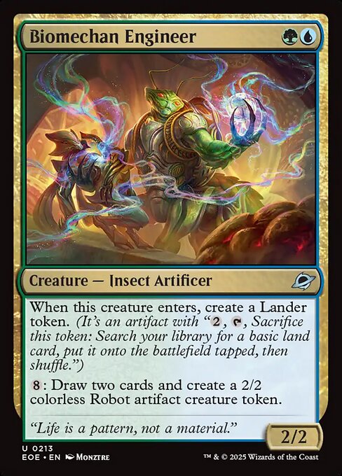 Biomechan Engineer - Magic: The Gathering EOE #213