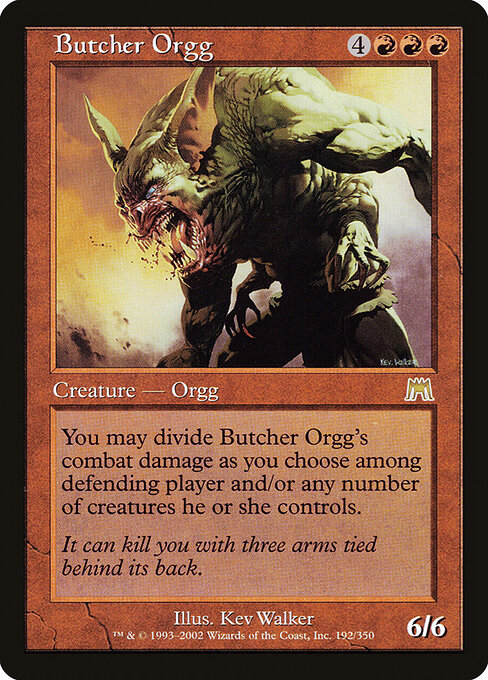 Butcher Orgg - Magic: The Gathering ONS #192