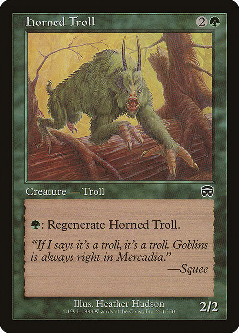 Horned Troll - Magic: The Gathering MMQ #251