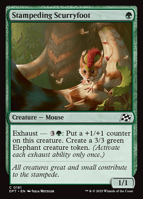Stampeding Scurryfoot - Magic: The Gathering DFT #181