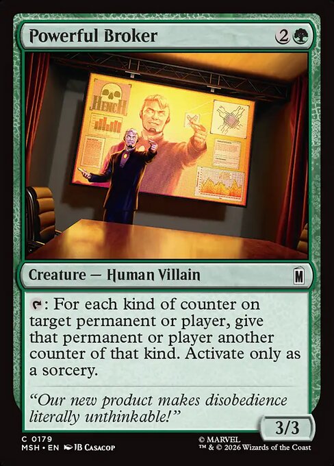 Powerful Broker - Magic: The Gathering MSH #179