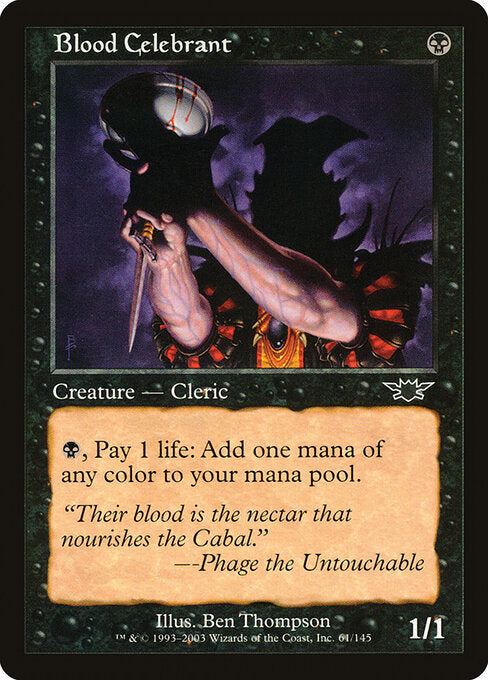 Blood Celebrant - Magic: The Gathering LGN #61