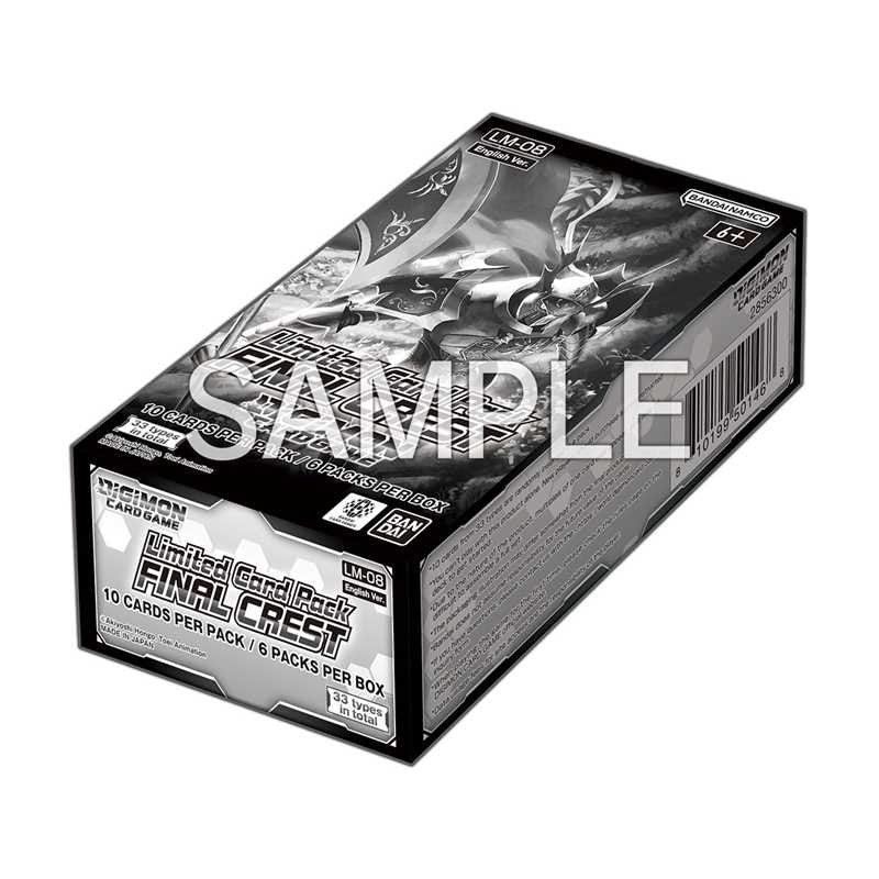 Digimon TCG: Limited Card Pack - Final Crest - [ LM-08] (Limitado a 1 por persona)