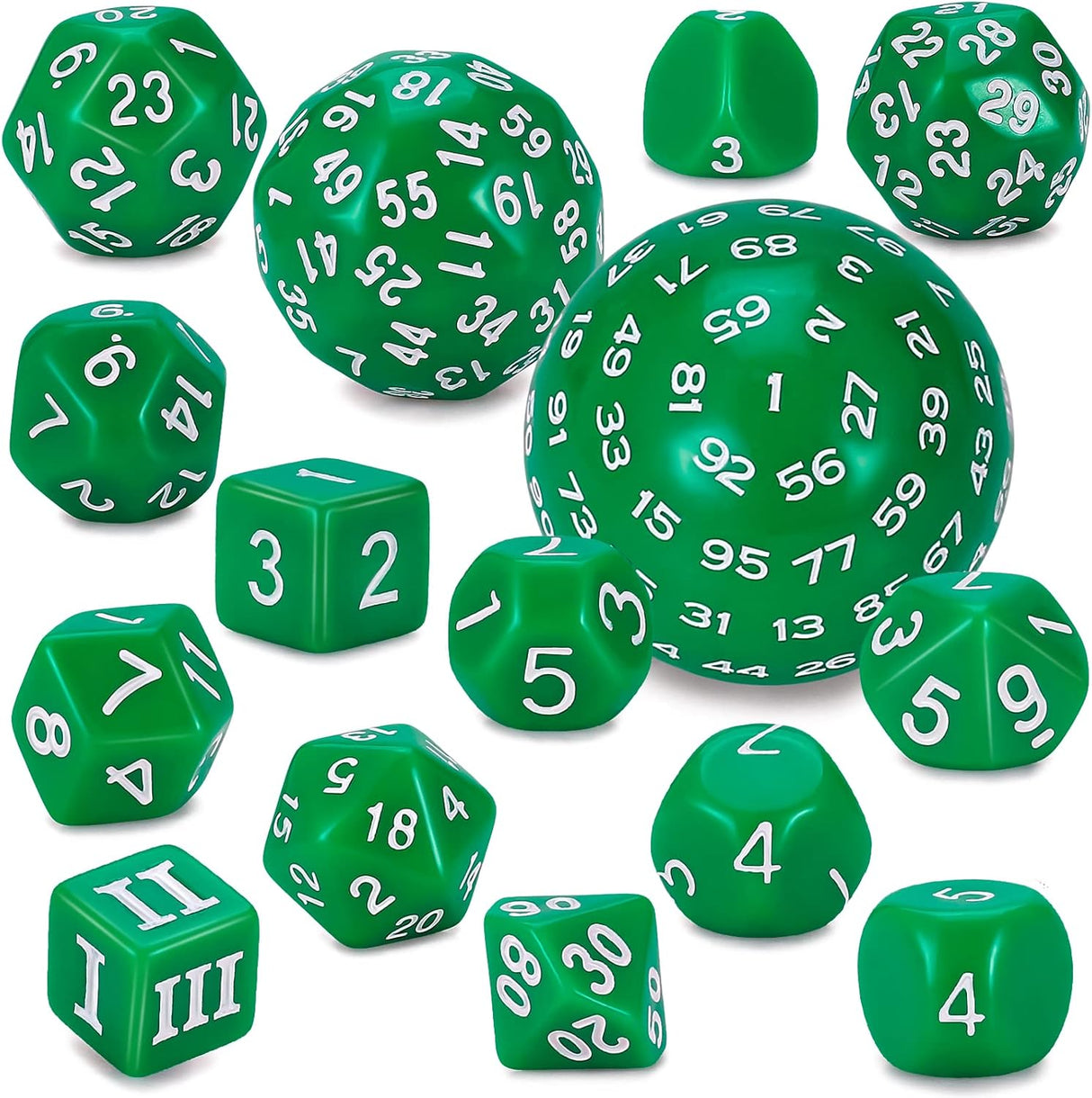 Dice Set Complete 15pcs