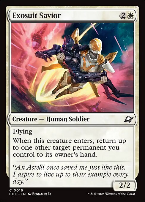 Exosuit Savior - Magic: The Gathering EOE #16