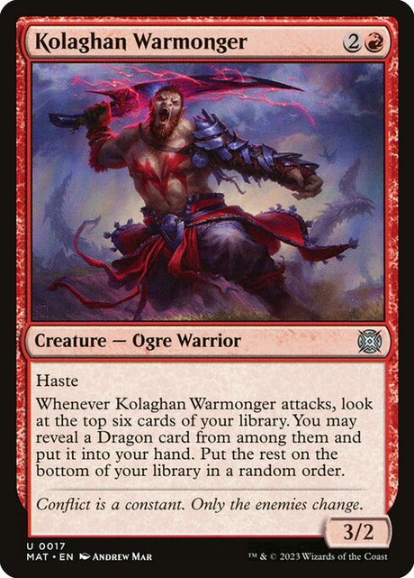 MAT - Kolaghan Warmonger