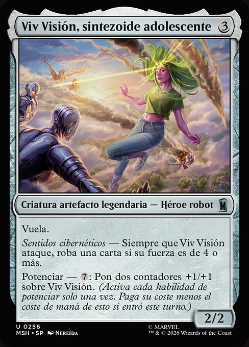 Viv Vision, Teen Synthezoid · MSH #256 · ES