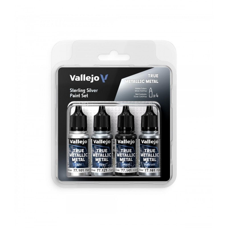 Vallejo True Metallic Metal Set