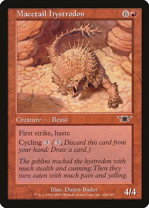 Macetail Hystrodon - Magic: The Gathering LGN #106