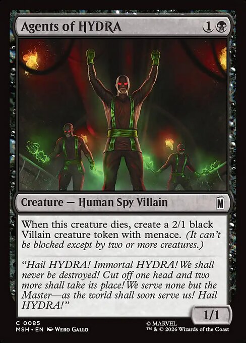 Agents of HYDRA - Magic: The Gathering MSH #85