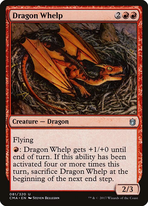 Dragon Whelp - Magic: The Gathering CMA #81